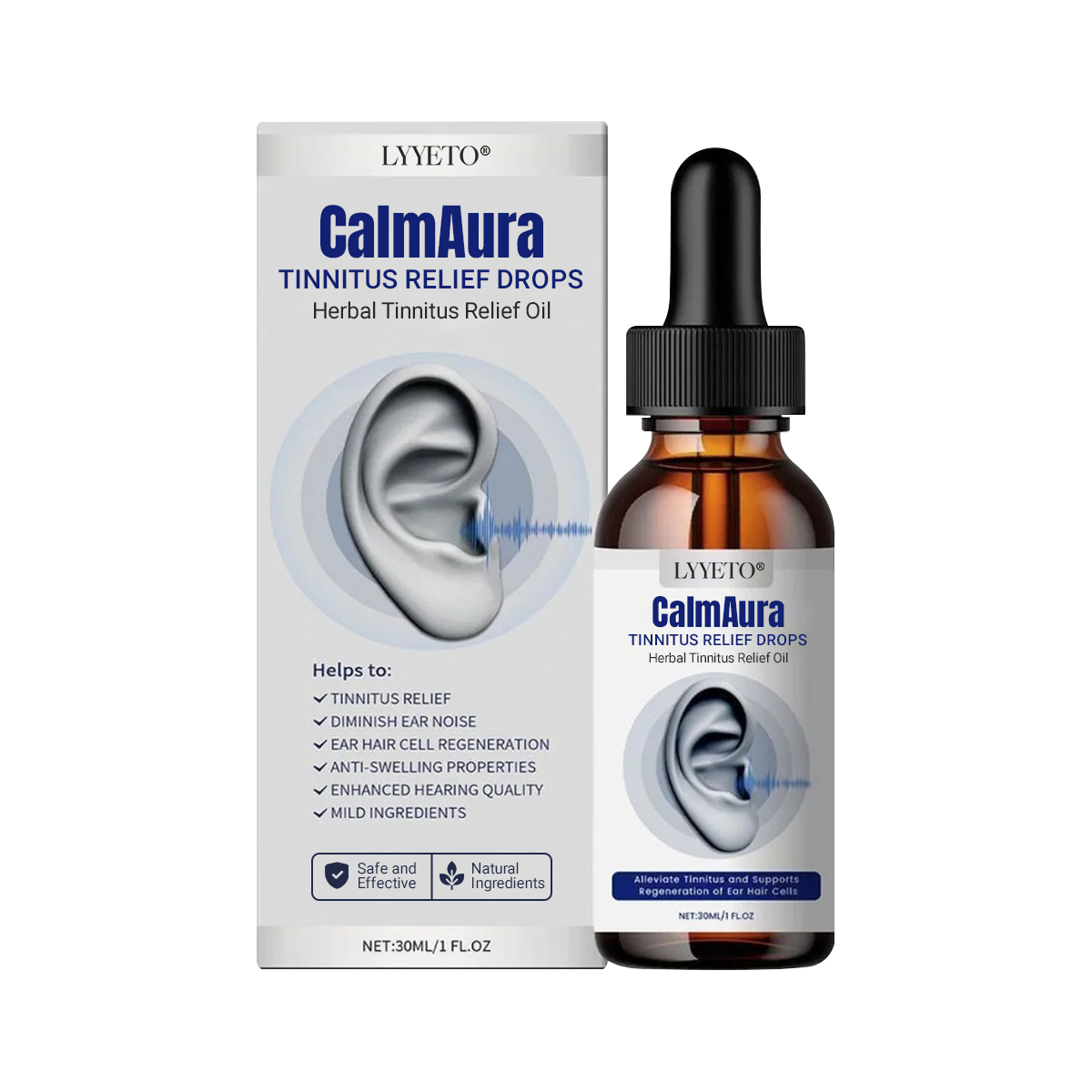 Lyyeto® CalmAura Tinnitus Relief Drops