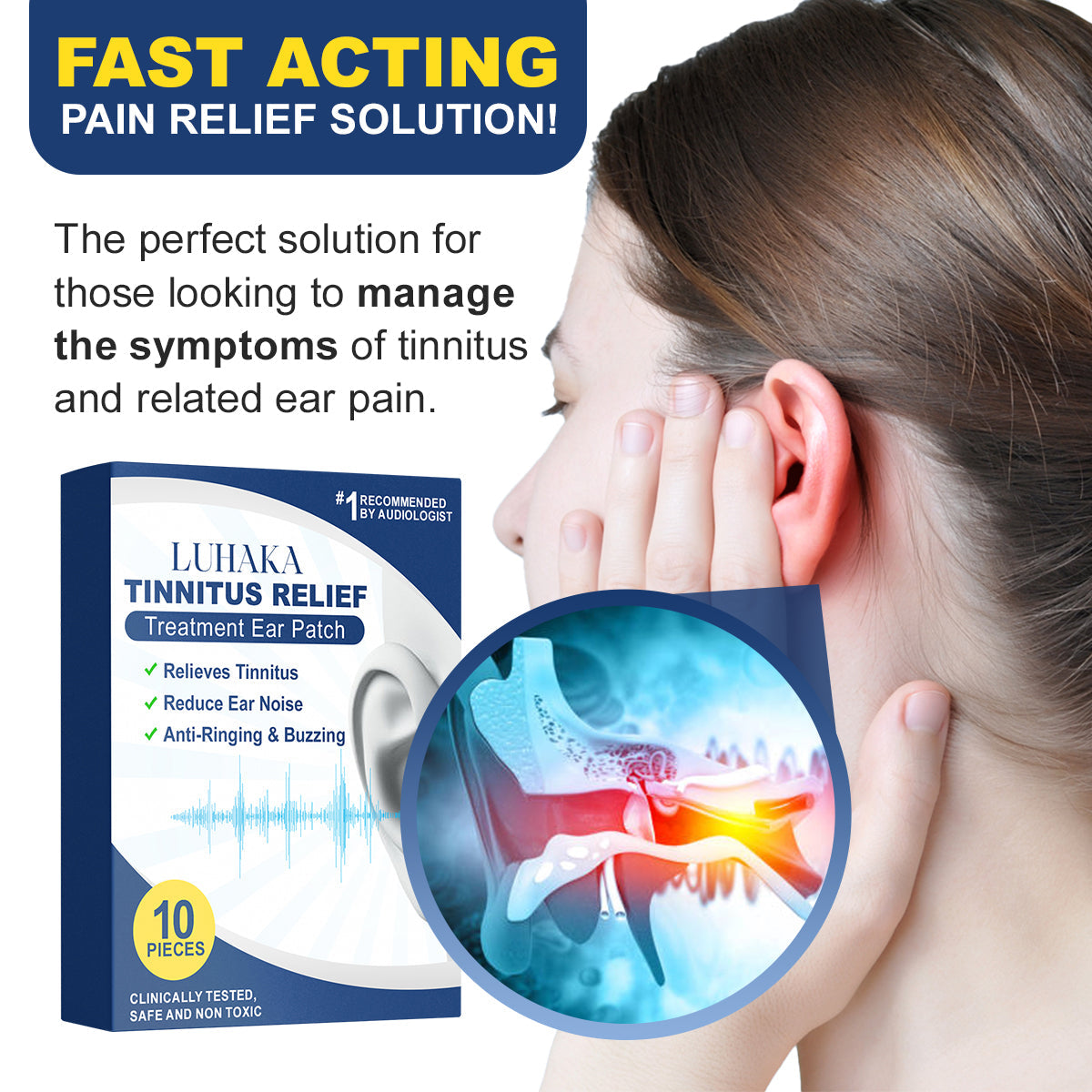 Luhaka™ Tinnitus Relief Treatment Ear Patch ★Special Deals★
