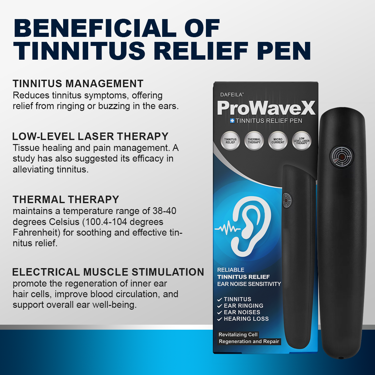 Dafeila⢠ProWaveX Tinnitus Relief Penš