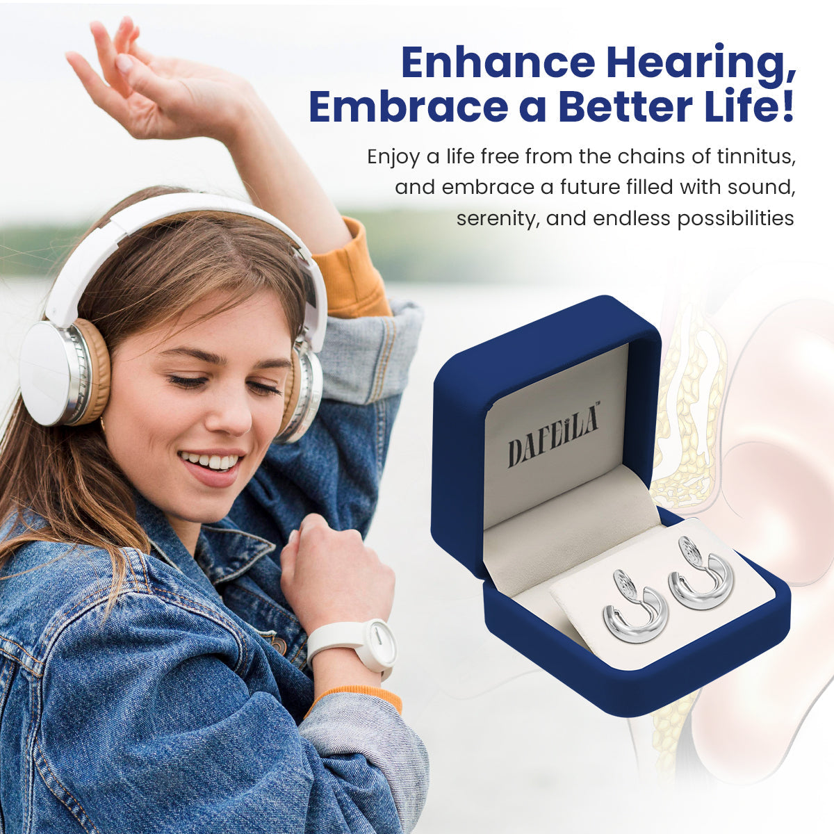 Dafeila™ Acupressure Tinnitus Relief Earring 🌟