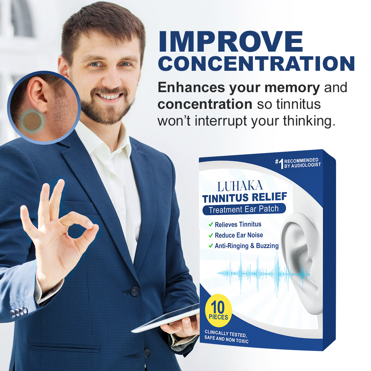 Luhaka™ Tinnitus Relief Treatment Ear Patch ★Special Deals★