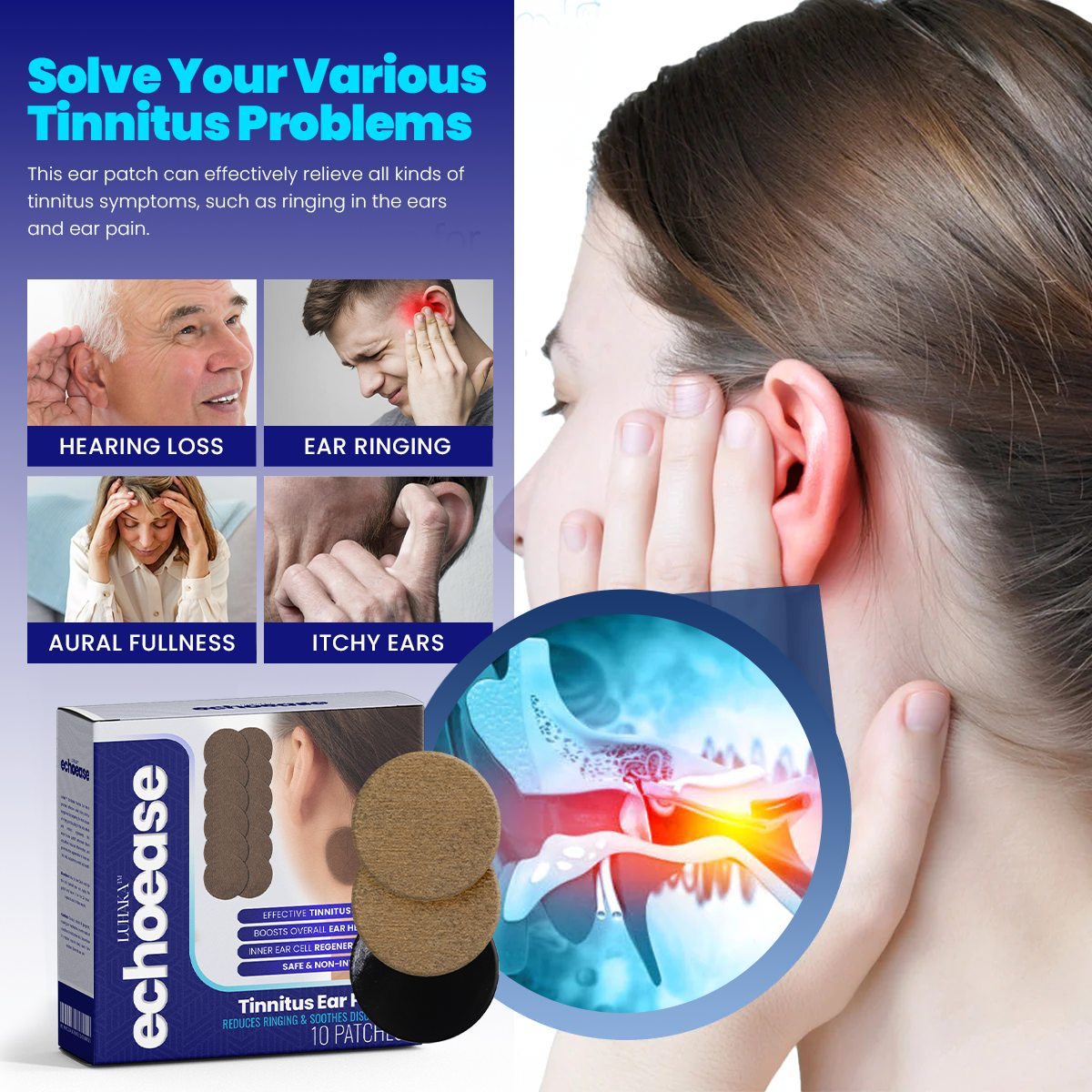 Luhaka™ EchoEase Tinnitus Ear Patch 💦