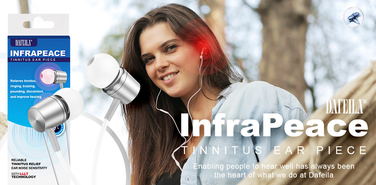 DAFEILA™ Infrapeace - Red Light Therapy Ear Plugs