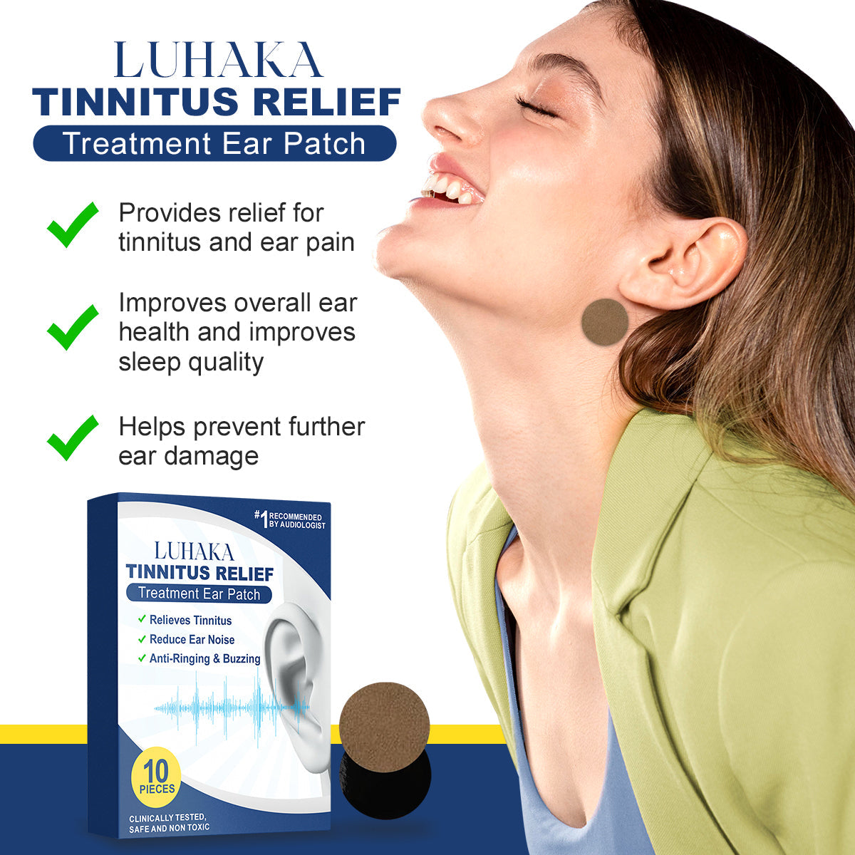 Luhaka™ Tinnitus Relief Treatment Ear Patch ★Best Deals★