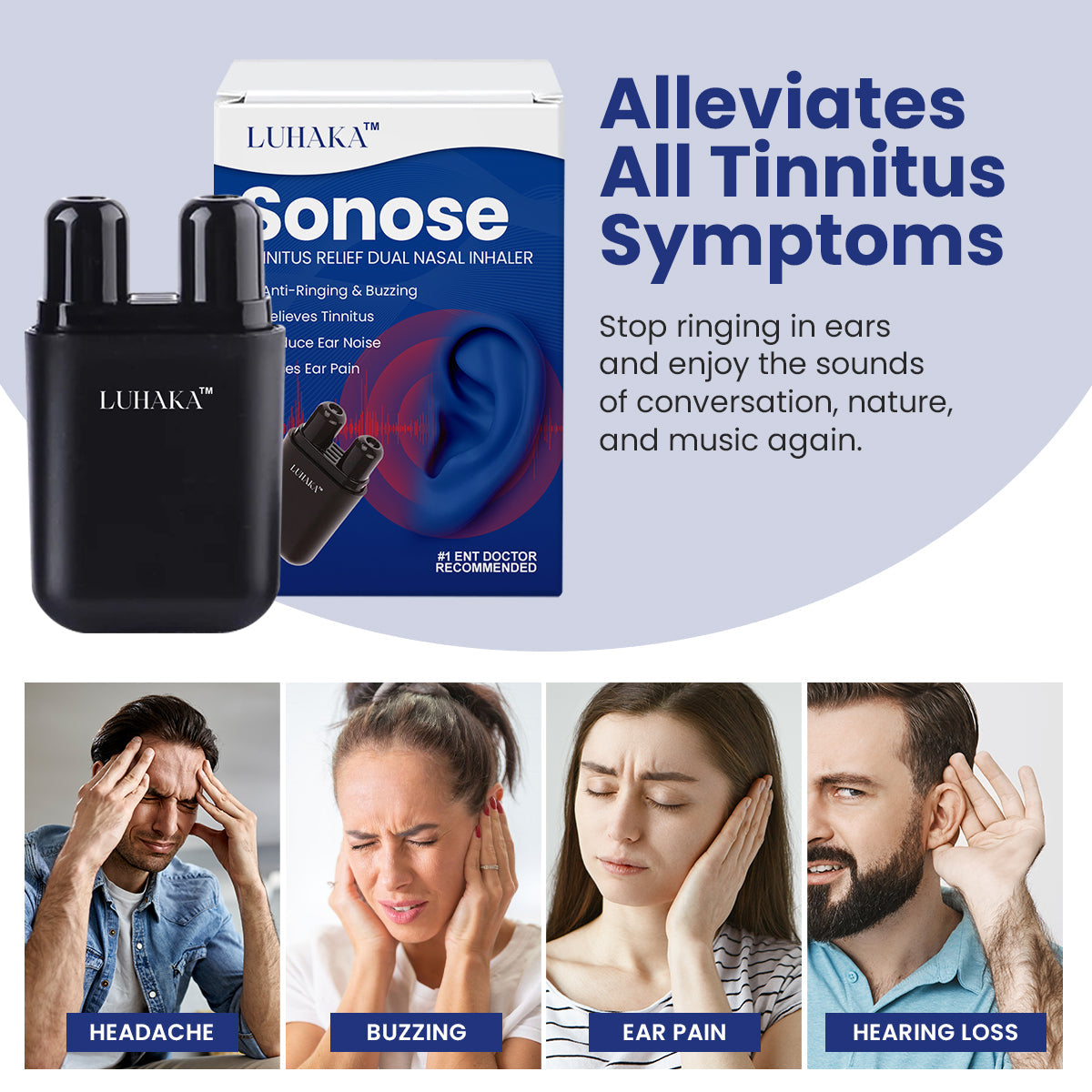 Luhaka™ Sonose Tinnitus Relief Dual Nasal Inhaler 🔥