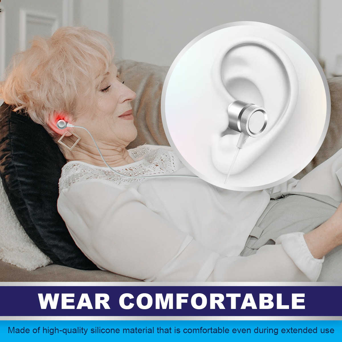 DAFEILA® Infrapeace Red Light Therapy Ear Plugs