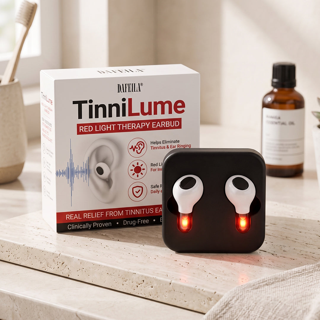 DAFEILA® TinniLume Red Light Therapy Earbuds
