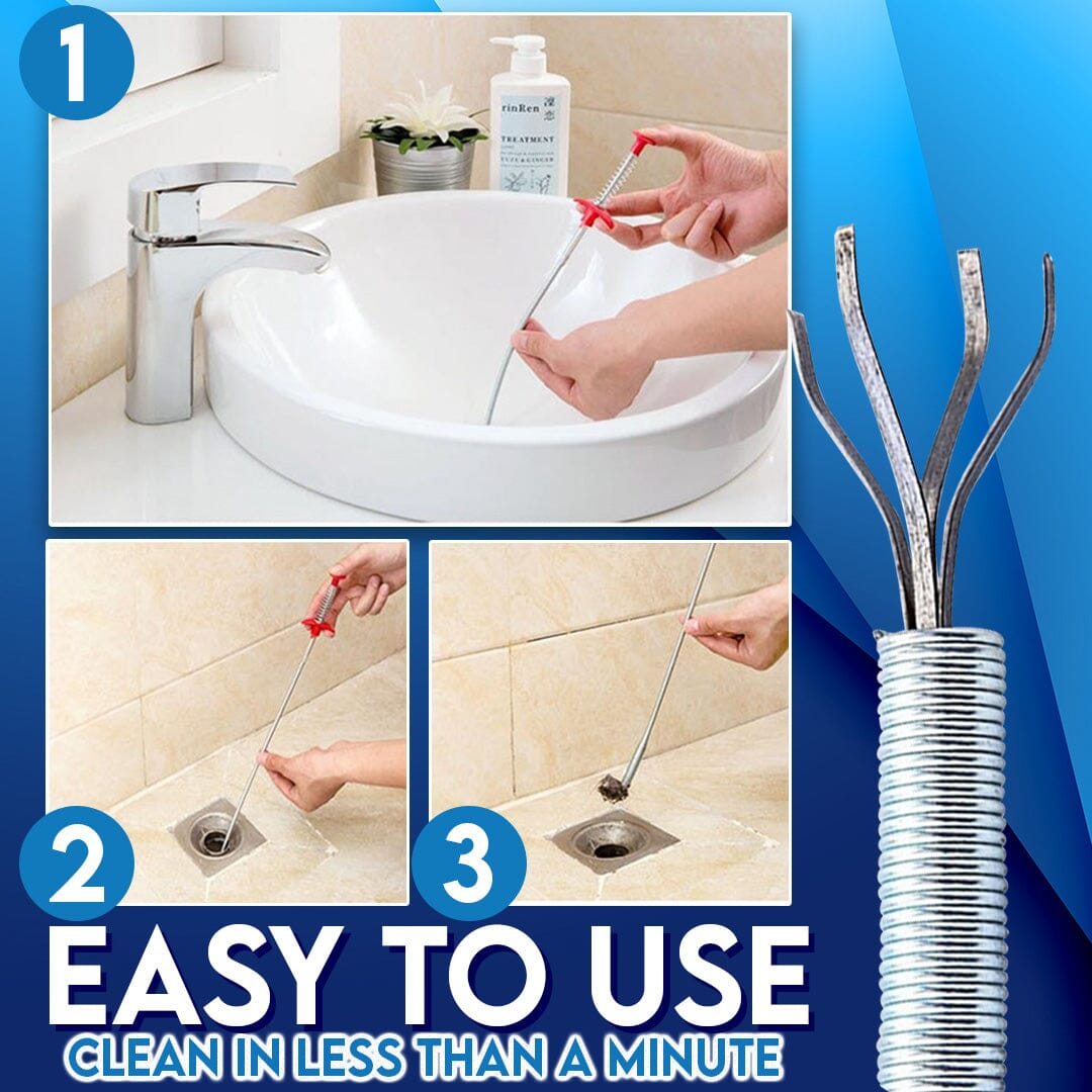 Stainless Flexible Steel Drain Claw Cleaner