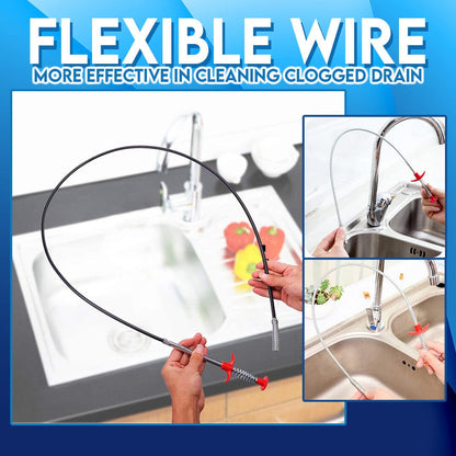 Stainless Flexible Steel Drain Claw Cleaner