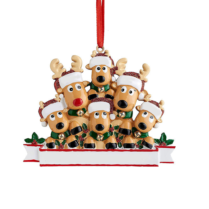 2026 Christmas Personalized Ornament Deer Families