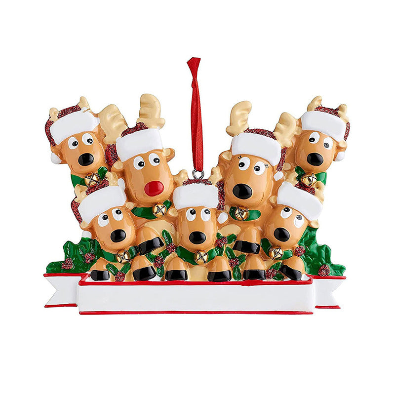 2026 Christmas Personalized Ornament Deer Families