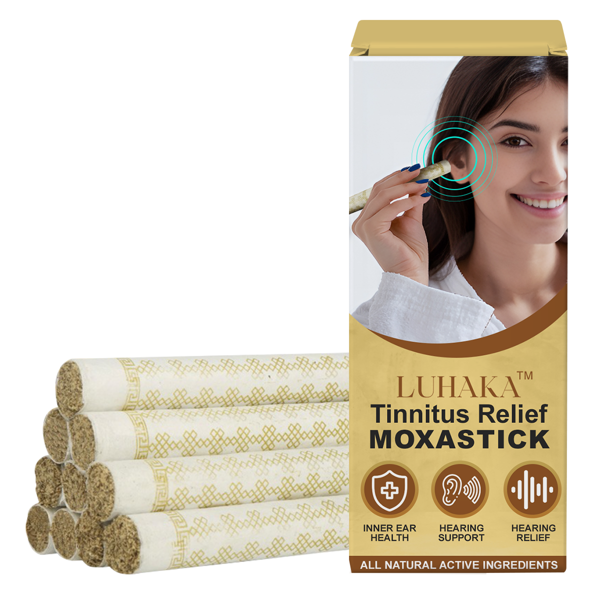 Luhaka™ Tinnitus Relief Moxastick