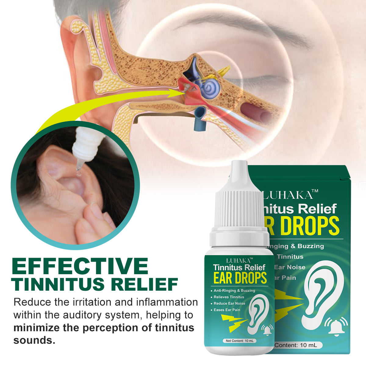 Luhaka™ Tinnitus Relief Ear Drops