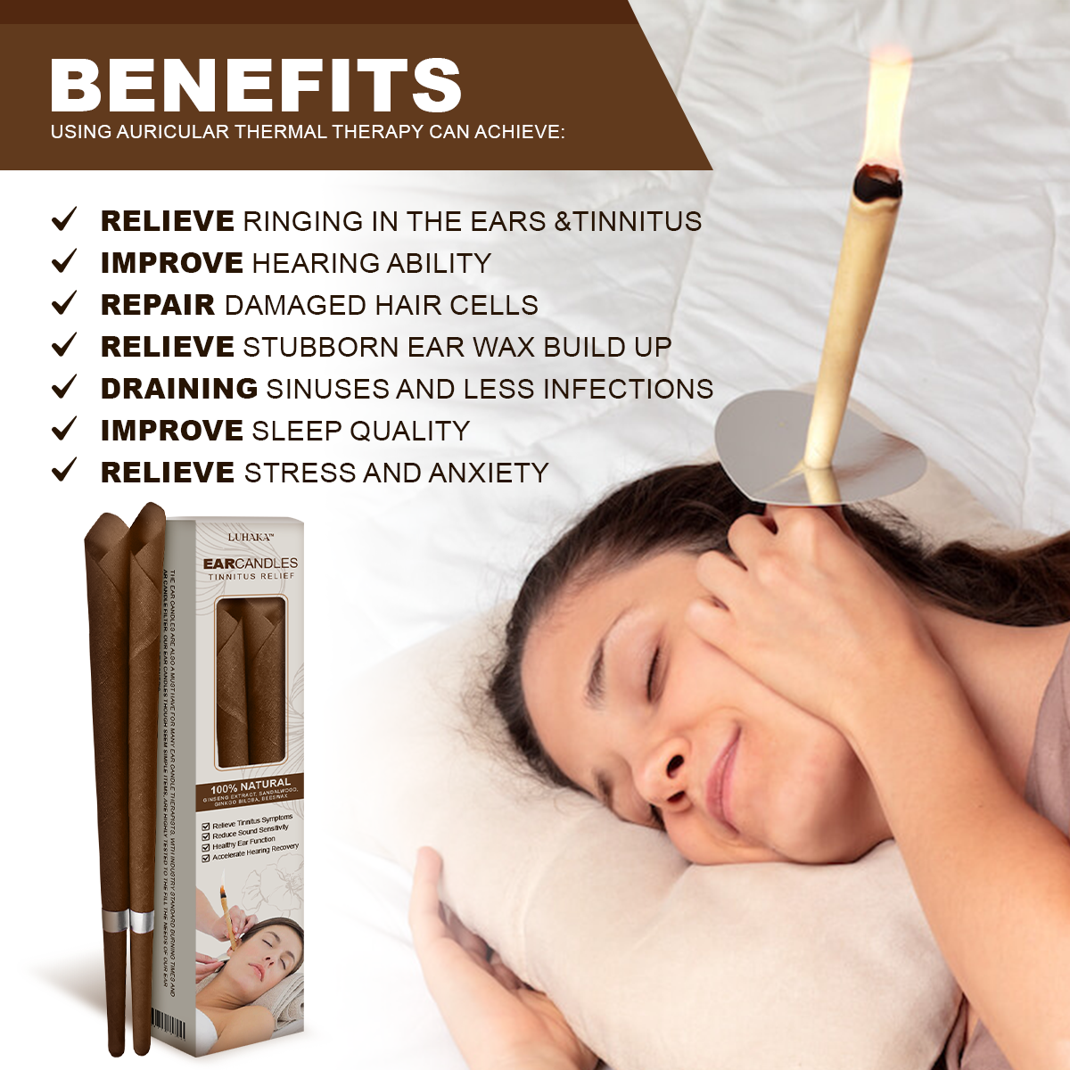 Luhaka™ EarCandles Tinnitus Relief