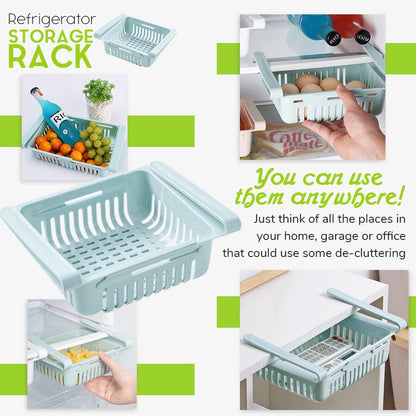 Expandable Refrigerator Storage Rack (1/2/4/6 Pcs)